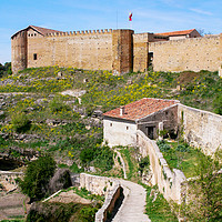 Buy canvas prints of Castle wall in  Segovia by Igor Krylov