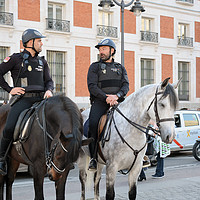 Buy canvas prints of Police on horses by Igor Krylov