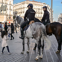 Buy canvas prints of Policia on horses by Igor Krylov