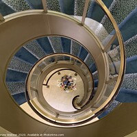 Buy canvas prints of The spiral staircase  by Harvey Watson