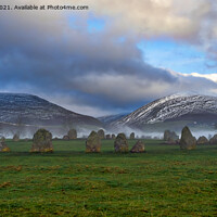Buy canvas prints of Stone Circle. by Angela Aird
