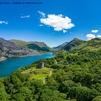 Buy canvas prints of Dolbadarn Castle. by Angela Aird