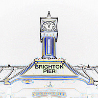 Buy canvas prints of Brighton Pier by Angela Aird