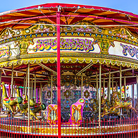 Buy canvas prints of Merry-go-Round. by Angela Aird