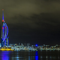 Buy canvas prints of Emirates Spinnaker Tower. by Angela Aird