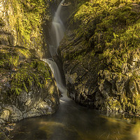 Buy canvas prints of Cumbrian Waterfall. by Angela Aird