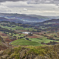 Buy canvas prints of Autumnal Cumbria. by Angela Aird