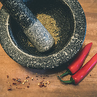 Buy canvas prints of Mortar and Pestle. by Angela Aird