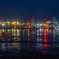 Buy canvas prints of Eastney Lights by Angela Aird