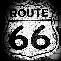 Buy canvas prints of Route 66. by Angela Aird