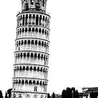 Buy canvas prints of The Leaning Tower. by Angela Aird