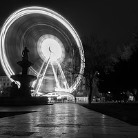 Buy canvas prints of Budapest Wheel. by Angela Aird