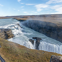 Buy canvas prints of Gulfoss. by Angela Aird