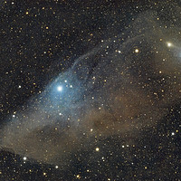 Buy canvas prints of blue horsehead nebula, astrophotography, dso, spac by Angela Aird