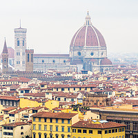 Buy canvas prints of Beautiful Florence. by Angela Aird