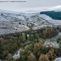 Buy canvas prints of Dent Head Viaduct. by Angela Aird