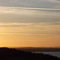 Buy canvas prints of Purbeck at sunset by Henry Horton