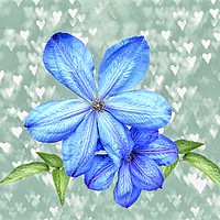Buy canvas prints of "Hearts And Flowers" by Henry Horton