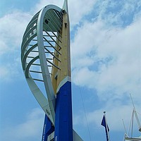 Buy canvas prints of Spinnaker Tower, Portsmouth by Henry Horton