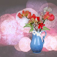 Buy canvas prints of Jug of flowers by Henry Horton