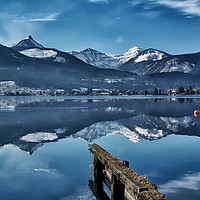 Buy canvas prints of Cool Waters Of The Wolfgangsee by Rick Penrose