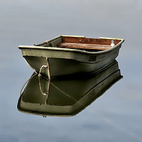 Buy canvas prints of The Boat At Sunny Corner by Rick Penrose