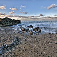 Buy canvas prints of On The Beach At Dollar Cove by Rick Penrose