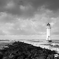 Buy canvas prints of Perch Rock Lighthouse by Mark Baker