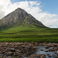 Buy canvas prints of Sunshine on the Buachaille by Samuel Kerr