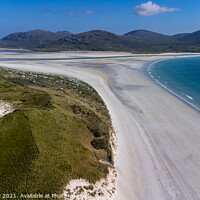 Buy canvas prints of Luskentyre and Seilebost Beaches, Isle of Harris by Gordon Murray