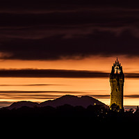 Buy canvas prints of The National Wallace Monument, Stirling by Gordon Murray