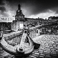 Buy canvas prints of Concarneau Old Town, Brittany by Scott Middleton
