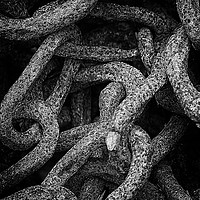 Buy canvas prints of Rusty Chains by Scott Middleton