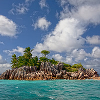Buy canvas prints of St. Pierre Island at the Seychelles by Thomas Herzog