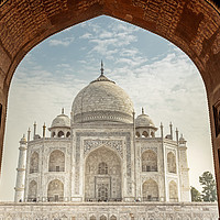 Buy canvas prints of The Taj Mahal by Thomas Herzog