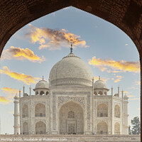 Buy canvas prints of Taj Mahal by Thomas Herzog
