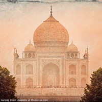 Buy canvas prints of Vintage Taj Mahal by Thomas Herzog