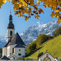 Buy canvas prints of Postcard from Berchtesgaden in the Bavarian Alps  by Thomas Herzog