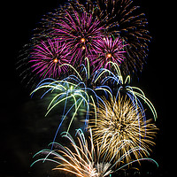 Buy canvas prints of National Fireworks Competition - Plymouth  by Tim Woolcock