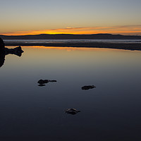 Buy canvas prints of Godrevy Sunset by Tim Woolcock