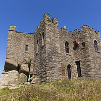 Buy canvas prints of Carn Brea, Redruth, Cornwall  by Tim Woolcock