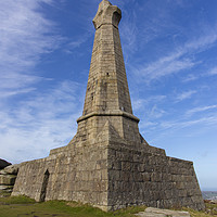 Buy canvas prints of Carn Brea Monument, Redruth, Cornwall by Tim Woolcock