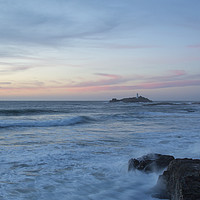 Buy canvas prints of Godrevy Beach, Cornwall by Tim Woolcock