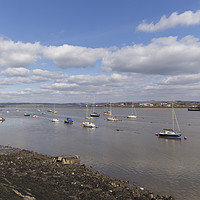 Buy canvas prints of Boats on the River Tamar by Tim Woolcock