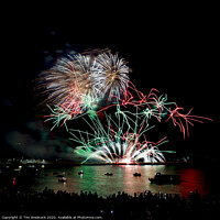Buy canvas prints of Plymouth National Firework Competition by Tim Woolcock