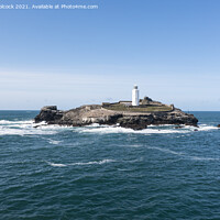 Buy canvas prints of Godrevy Lighthouse by Tim Woolcock