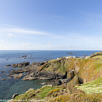 Buy canvas prints of The Lizard, Cornwall on a beautiful sunny day. by Tim Woolcock