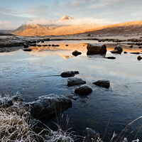 Buy canvas prints of Loch Ba and The Blackmount by Mark Greenwood