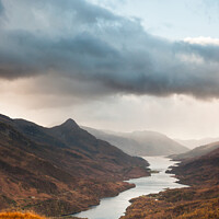 Buy canvas prints of Loch Leven Orange and Grey by Mark Greenwood