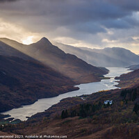 Buy canvas prints of Loch Leven and The Pap of Glencoe by Mark Greenwood